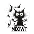 (2 Pack) Crazy Cat Lady Magnets - Funny Black Cat - Don't Stress Meowt Refrigerator Decor - 5" On Longest Side - Premium Magnet - for Cars, Refrigerators, Toolboxes, Lockers - Made in USA - MAG14598