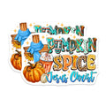 (2 Pack) Pumpkin Spice Jesus Magnets - Christian Autumn Decor - Faith Based Coffee Lover - 5 Inches On Longest Side - Thick Durable Magnet - Made in USA - MAG23448