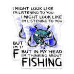 (2 Pack) Funny Fishing Quote Magnets - Angler Humor - Fishing Enthusiast Decoration - 5" On Longest Side - for Cars, Fridges, Toolboxes - Made in USA - MAG5626