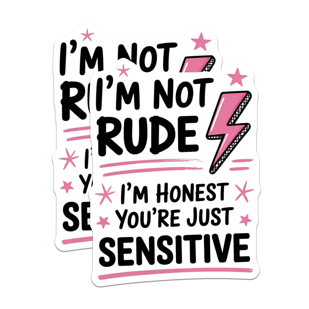 (2 Pack) Sarcastic Quote Magnets - Honest Saying Fridge Decor - Funny Statement Accessory for Her - 5 Inches On Longest Side - Thick Durable Magnet - Made in USA - MAG39864