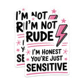 (2 Pack) Sarcastic Quote Magnets - Honest Saying Fridge Decor - Funny Statement Accessory for Her - 5 Inches On Longest Side - Thick Durable Magnet - Made in USA - MAG39864