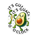 (2 Pack) It's Guac O'Clock Magnets Magnets - 5" On Longest Side - Made in USA - Sticks to Refrigerators & Metal Surfaces - MAG8794