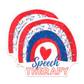 (2 Pack) Speech Therapy Magnets - SLP Appreciation - School Clinician Helper - 5 Inches On Longest Side - Thick Durable Magnet - Made in USA - MAG29438