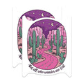 (2 Pack) Desert Landscape Magnets - Cactus Illustration - Wanderlust Adventure - Travel Inspiration' - 5" On Longest Side - for Cars, Fridges, Toolboxes - Made in USA - MAG4066