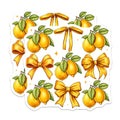 (2 Pack) Lemon Magnets with Bows - Citrus Kitchen Decor - Summer Fridge Accessory - Fruit Lover Item - 5 Inches On Longest Side - Thick Durable Magnet - Made in USA - MAG25731