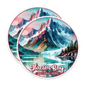 (2 Pack) Glacier Bay National Park Bumper Magnet - US National Park - Choose from 63 Parks - 5" On Longest Side - Decal for Car Bumper, Laptop, Water Bottle, Wall, and Window - MAG1580