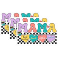 (3 Pack) Mama Decals - Mom Heart Decals - Laptop Decal - Selfless Protective Loved Hardworking - 3 Inches On Longest Side - Easy Peel & Apply - Made in USA - 3MCS7937