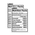 (2 Pack) Leo Nutrition Facts Magnets - Zodiac Sign - Star Sign Decor - 5" On Longest Side - Premium Magnet - for Cars, Refrigerators, Toolboxes, Lockers - Made in USA - MAG14218