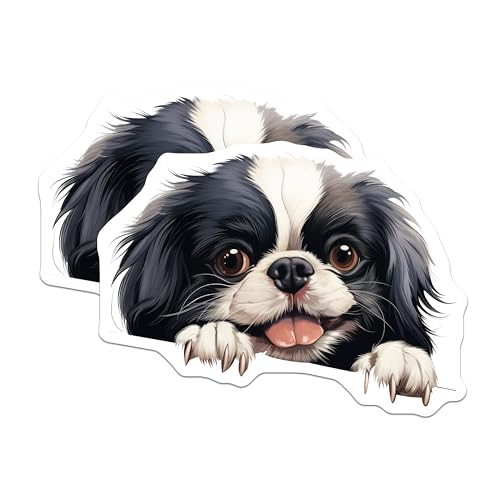 (2 Pack) Puppy Lovers Magnet - Adorable Dog Decor - Pet Owner Gifts - 5" On Longest Side - Sticks to Smooth Flat Surfaces - Made in USA - MAG10206
