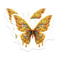 (2 Pack) Butterfly Magnets - Decorative Fridge Magnets - Artistic Butterfly Decor - 5" On Longest Side - Premium Magnet - for Cars, Refrigerators, Toolboxes, Lockers - Made in USA - MAG14275