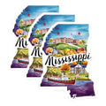(3 Pack) Mississippi Decals - State Pride - Southern Charm- 3 Inches On Longest Side - Easy Peel & Apply - Made in USA - 3MCS5038