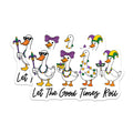 (2 Pack) Mardi Gras Ducks Magnets - Party Ducks - Let The Good Times Roll - 5" On Longest Side - Premium Magnet - for Cars, Refrigerators, Toolboxes, Lockers - Made in USA - MAG14791
