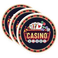 (3 Pack) Casino Night Decals - Poker Cards Stickers - Gambling Laptop Decal- 3 Inches On Longest Side - Easy Peel & Apply - Made in USA - 3MCS5259