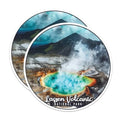 (2 Pack) Lassen Volcanic National Park Bumper Magnet - US National Park - Choose from 63 Parks - 5" On Longest Side - Decal for Car Bumper, Laptop, Water Bottle, Wall, and Window - MAG1628