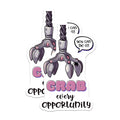 (2 Pack) Grab Opportunity Magnets - Encouragement Quote - Motivational Fridge Decor - 5" On Longest Side - Premium Magnet - for Cars, Refrigerators, Toolboxes, Lockers - Made in USA - MAG16129