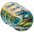 (3 Pack) Smoky Mountains Decals - National Park Sticker - Cabin Landscape Decals - 3 Inches On Longest Side - Easy Peel & Apply - Made in USA - 3MCS0468