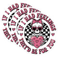 (3 Pack) Skeleton Decals - Skull with Bow Decals - Heart Sunglasses Sticker - 3 Inches On Longest Side - Easy Peel & Apply - Made in USA - 3MCS2240