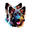 (2 Pack) Shiloh Shepherd Dog Breed Magnets - 5 Inches On Longest Side - Choose from Over 100 Dog Breeds - for Cars, Refrigerators, Toolboxes - Made in USA - MAG1956