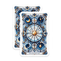 (2 Pack) Celestial Magnets - Tarot Card - Astrology Inspired Home Decor - 5" On Longest Side - Premium Magnet - for Cars, Refrigerators, Toolboxes, Lockers - Made in USA - MAG16243