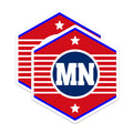 (2 Pack) MN State Pride Magnets - Minnesota Home Decor - Souvenir Collectibles - 5" On Longest Side - Premium Magnet - for Cars, Refrigerators, Toolboxes, Lockers - Made in USA - MAG17552