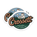 (2 Pack) Crossett Arkansas Magnets - Ashley County Souvenir - Company Town Decoration - 5" On Longest Side - Premium Magnet - for Cars, Refrigerators, Toolboxes, Lockers - Made in USA - MAG17723