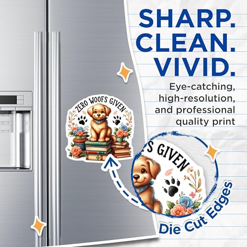 (2 Pack) Zero Woofs Given Magnets - Funny Dog Magnets - Cute Puppy Magnets - Pet Lover Magnets - 5" On Longest Side - for Cars, Fridges, Toolboxes - Made in USA - MAG4578