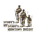 (2 Pack) Hunting Buddies Magnets - Daddy and Son - Camo Decor - 5" On Longest Side - Premium Magnet - for Cars, Refrigerators, Toolboxes, Lockers - Made in USA - MAG15213
