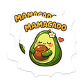 (2 Pack) Mamacado Magnets - Cute Avocado Mom Gifts - New Mother Refrigerator Decor - Funny Pregnancy Announcement Items - 5 Inches On Longest Side - Thick Durable Magnet - Made in USA - MAG22575