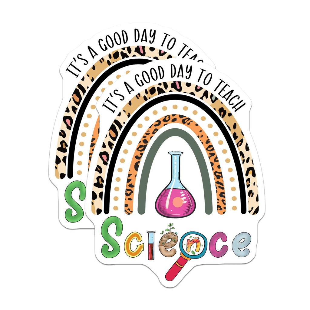 (2 Pack) Teacher Science Decor Magnets - Classroom Decor - 5" On Longest Side - for Cars, Fridges, Toolboxes - Made in USA - MAG7841