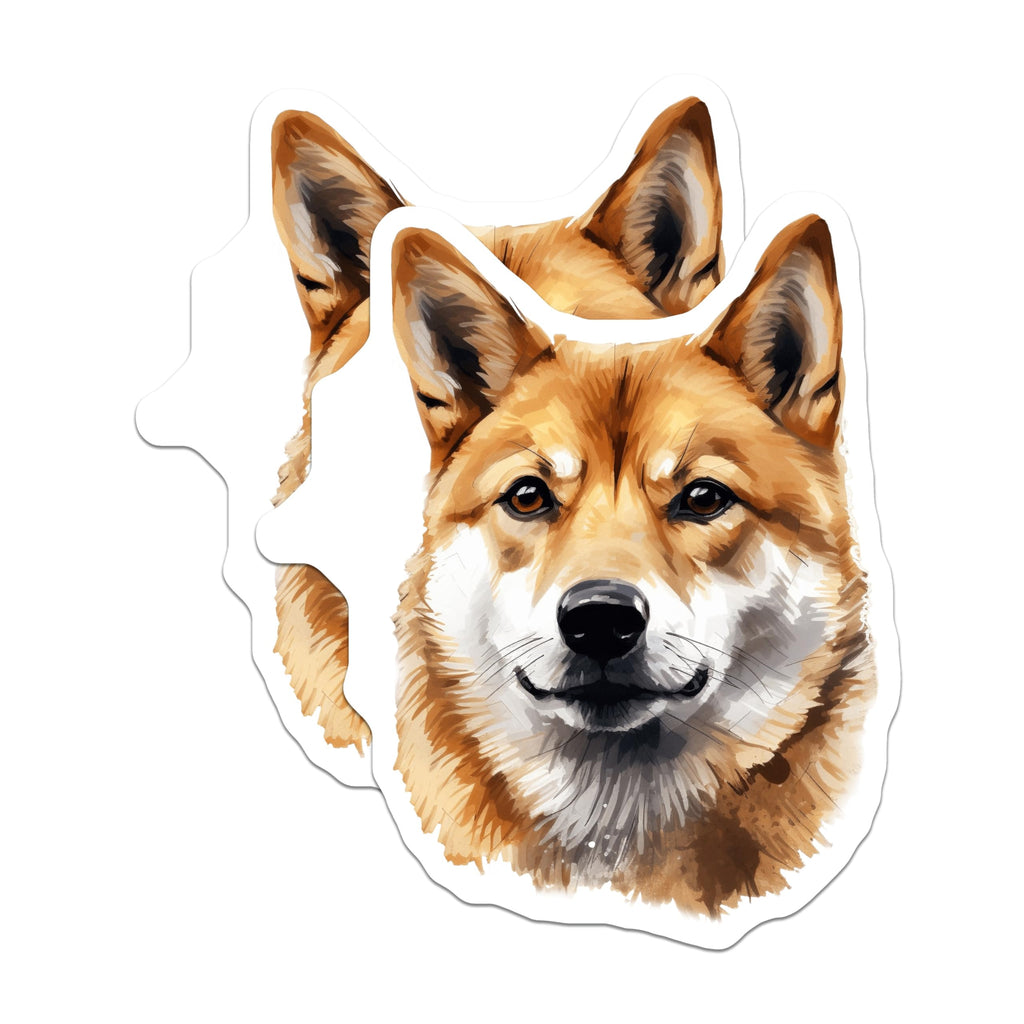 (2 Pack) Shiba Inu Magnets - Cute Dog Decor - Japanese Breed Pet Lover - 5 Inches On Longest Side - Thick Durable Magnet - Made in USA - MAG29560