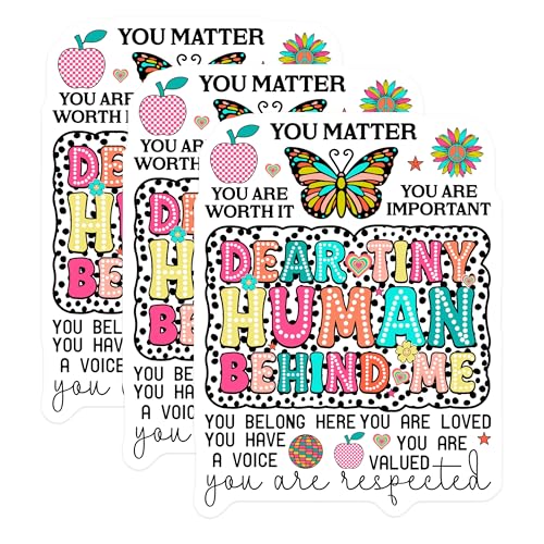 (3 Pack) You Matter Decals - Inspirational Sayings - Laptop Decal - 3 Inches On Longest Side - Easy Peel & Apply - Made in USA - 3MCS7871