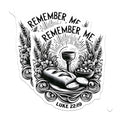 (2 Pack) Christian Remember Me Magnets - Luke 22:19 Bible Verse - Holy Communion Religious Symbols Decor - 5 Inches On Longest Side - Thick Durable Magnet - Made in USA - MAG27456