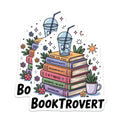 (2 Pack) Booktrovert Magnets - Reader Aesthetic Decor - Introvert Home Items for Bookworms - 5 Inches On Longest Side - Thick Durable Magnet - Made in USA - MAG39971