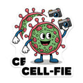 (2 Pack) Cell-fie Science Magnets - Funny Microbiology Decor - Biology Pun Magnet - Science Student Teacher Lab Worker Idea - 5 Inches On Longest Side - Thick Durable Magnet - Made in USA - MAG39429