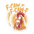 (2 Pack) Funny Chicken Magnets - F-CAW-F Design - Kitchen Refrigerator Magnets - 5" On Longest Side - Premium Magnet - for Cars, Refrigerators, Toolboxes, Lockers - Made in USA - MAG14408