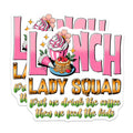 (2 Pack) Lunch Lady Squad Magnets - Funny Mom - Coffee and Pancakes - 5" On Longest Side - Sticks to Smooth Flat Surfaces - Made in USA - MAG11149