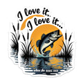 (2 Pack) Funny Fishing Magnets - Bass Angler Humor - Outdoorsman Refrigerator Decor - Gag Present for Dad Husband - 5 Inches On Longest Side - Thick Durable Magnet - Made in USA - MAG39536
