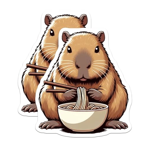 (2 Pack) Cute Animal Decor Magnet - Fun Kitchen Accessory - 5" On Longest Side - Sticks to Smooth Flat Surfaces - Made in USA - MAG9907
