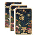 (3 Pack) Spill The Tea Decals - Tarot Card Decal - Celestial Laptop Decal - 3 Inches On Longest Side - Easy Peel & Apply - Made in USA - 3MCS4089