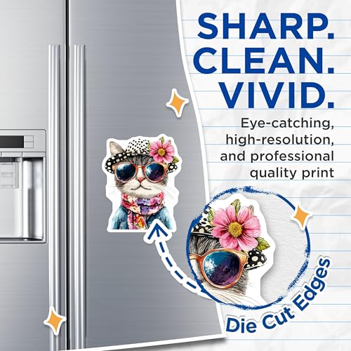 (2 Pack) Fun Kitchen Decor Magnet - 5" On Longest Side - Sticks to Smooth Flat Surfaces - Made in USA - MAG9506