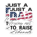 (2 Pack) Dad Patriotic Magnets Magnets - Fatherhood Humor - Dad Jokes - 5" On Longest Side - Made in USA - Sticks to Refrigerators & Metal Surfaces - MAG8934