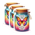 (3 Pack) Butterfly Decals - Positive Mind Decal - Positive Vibes Decal - 3 Inches On Longest Side - Easy Peel & Apply - Made in USA - 3MCS1180