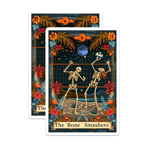 (2 Pack) Skeleton Decor Magnet - Spooky Home Decor - 5" On Longest Side - Sticks to Smooth Flat Surfaces - Made in USA - MAG10023