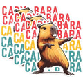 (3 Pack) Capybara Decals - Funny Animal Stickers - Laptop Decals - 3 Inches On Longest Side - Easy Peel & Apply - Made in USA - 3MCS1504