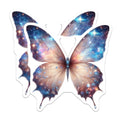 (2 Pack) Galaxy Butterfly Magnets - Celestial Space Decor - Starry Sky Refrigerator Organizer - 5 Inches On Longest Side - Thick Durable Magnet - Made in USA - MAG36989