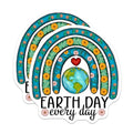 (2 Pack) Earth Day Magnets - Environmentally Conscious - Eco-Friendly Celebration - Everyday Awareness - 5" On Longest Side - for Cars, Fridges, Toolboxes - Made in USA - MAG4175