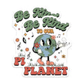 (2 Pack) Be Kind to Our Planet Magnets Magnets - Eco Conscious Home Decor - 5" On Longest Side - Made in USA - Sticks to Refrigerators & Metal Surfaces - MAG8598