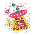 (2 Pack) Funny Quote Magnet - Outer Space - 5" On Longest Side - Sticks to Smooth Flat Surfaces - Made in USA - MAG9621