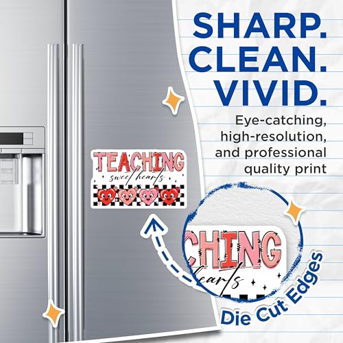 (2 Pack) Teaching Magnets - 5" On Longest Side - for Cars, Fridges, Toolboxes - Made in USA - MAG7646