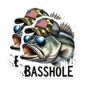 (2 Pack) Humorous Fish Decor for Anglers Magnet - 5" On Longest Side - Sticks to Smooth Flat Surfaces - Made in USA - MAG9854